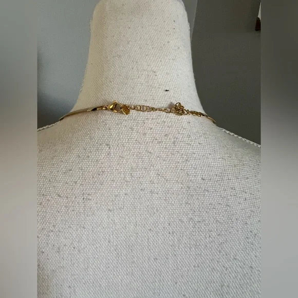 H&M Peach Satin Halter Camisole with Gold Strap - Picture 4 of 8